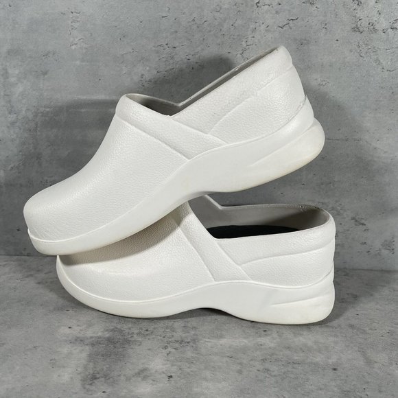 Klogs Footwear Womens Boca Clogs Slip Resistant White Slip-On Shoes Size‎ 9 Wide - Picture 4 of 7